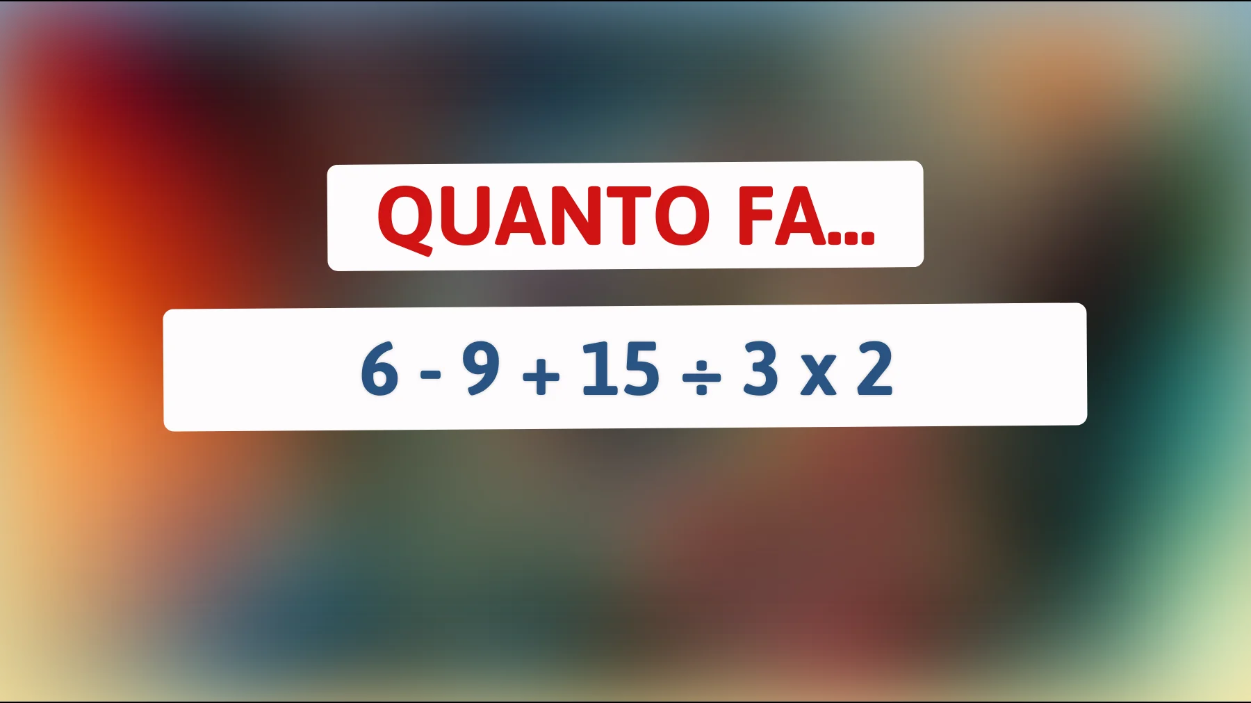 Scopri il misterioso calcolo che ha diviso gli esperti: puoi risolvere questo indovinello che solo le menti più brillanti riescono a capire?"