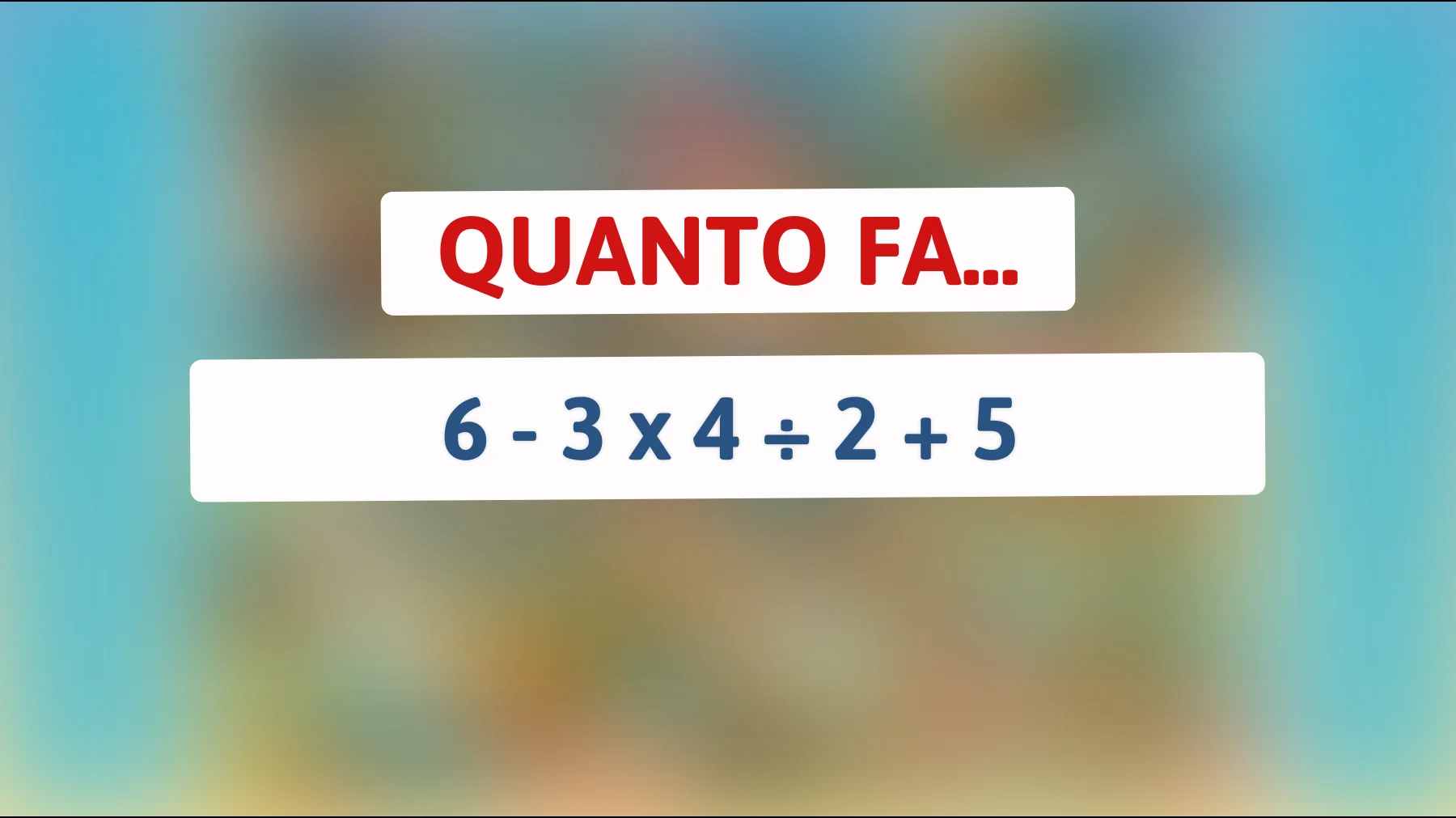 Scopri il mistero dietro questo indovinello apparentemente semplice che solo i cervelli più acuti possono risolvere! Sei abbastanza geniale?"