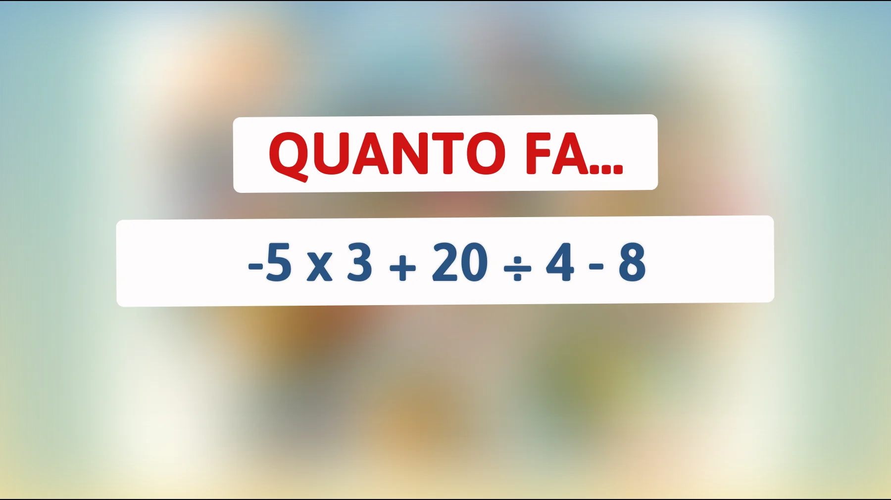 Se risolvi questo indovinello matematico, il tuo QI è da vero genio! Sfida la tua mente ora!"