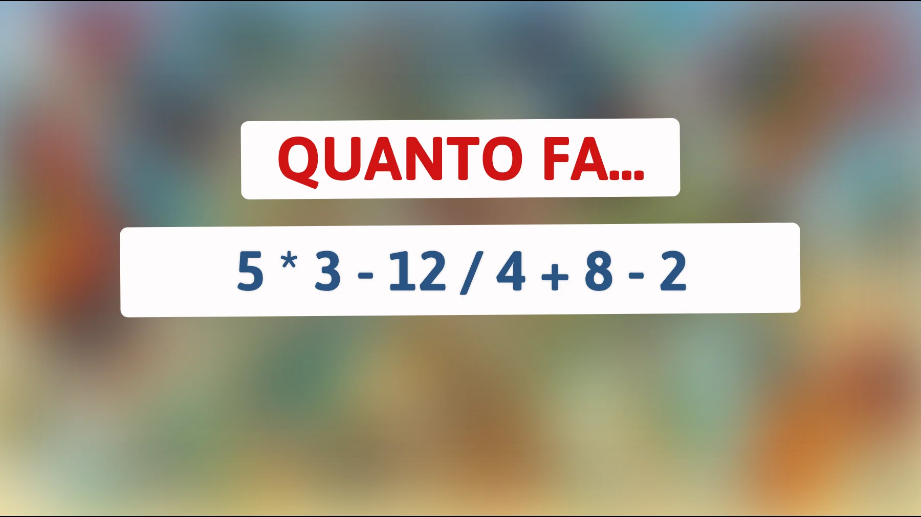 "Svelato il mistero: solo il 2% delle persone riesce a risolvere questo enigma matematico in pochi secondi!""