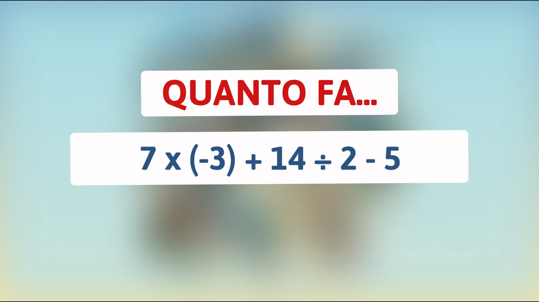 Risolvi l'indovinello matematico che solo un vero genio può decifrare: metti alla prova il tuo cervello!"