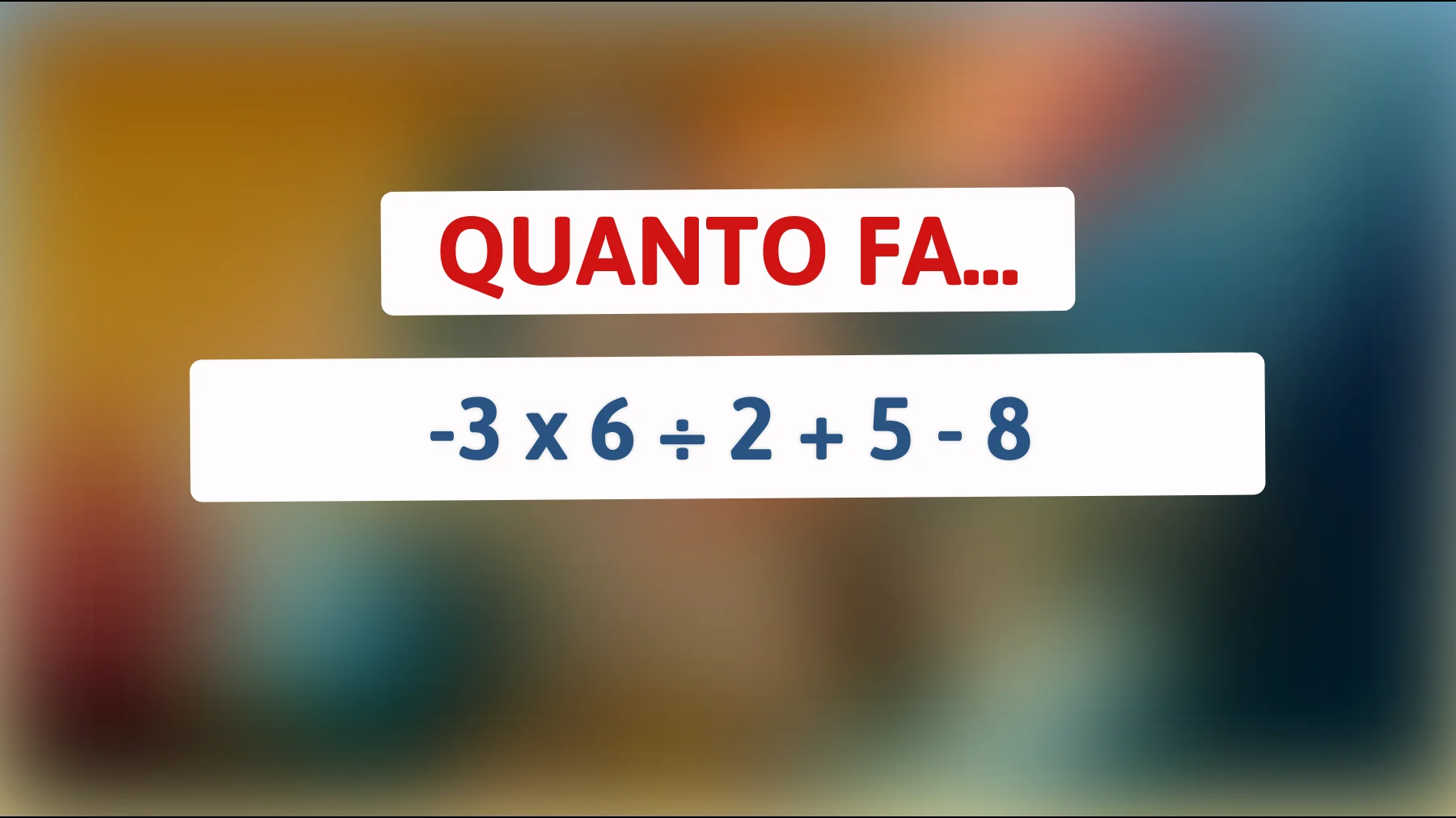 Solo i cervelloni riescono a risolvere l'operazione segreta che sta facendo impazzire il web: scoprilo ora!"