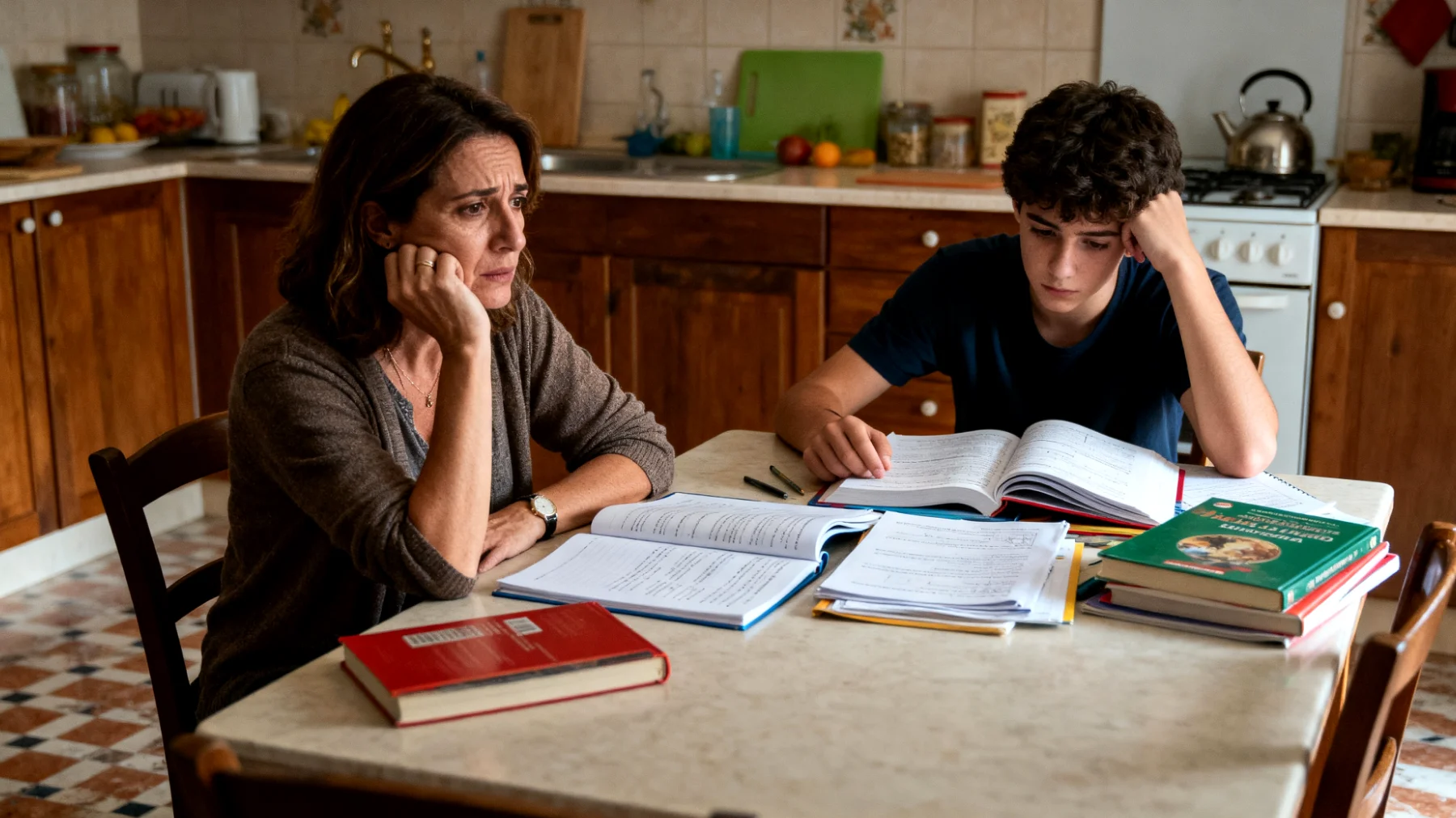 Genitori in difficoltà nel motivare i propri figli adolescenti allo studio, che mostrano scarso interesse per la scuola e risultati insufficienti nonostante le loro capacità"